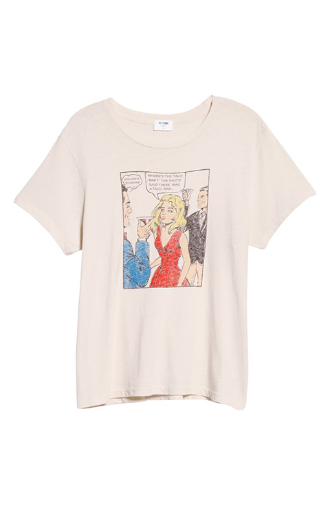 ReDone 70s Taco Bar Loose Tee- $135